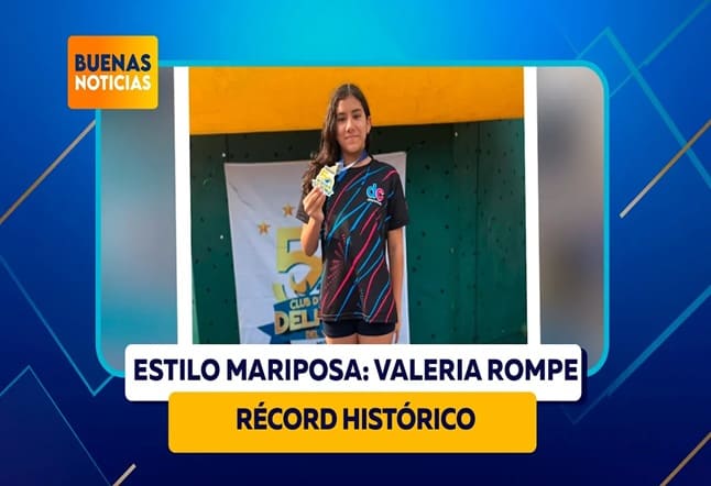 VALERIA MORENO ROMPE RÉCORD NACIONAL